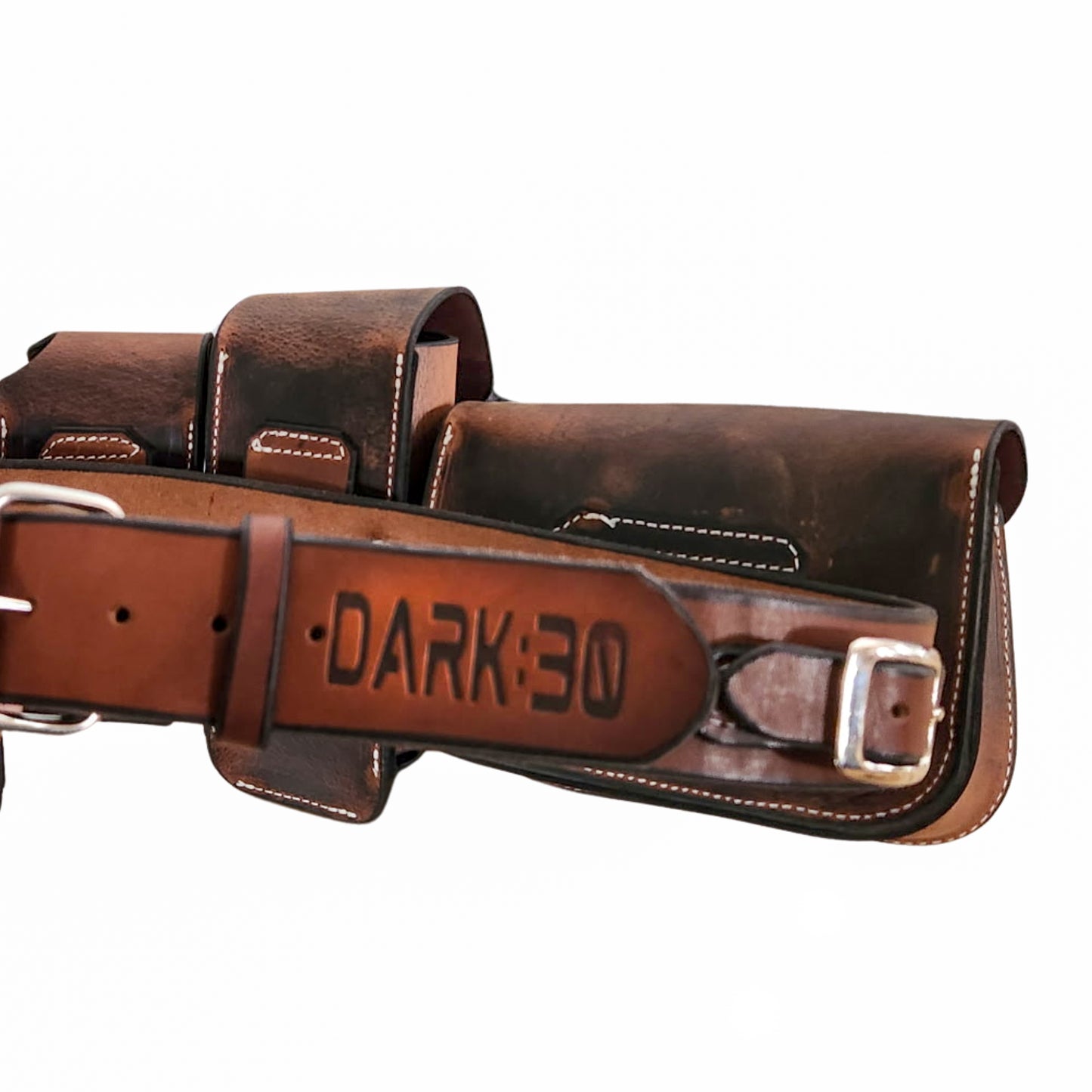 Leather Belt and Pouch Combo