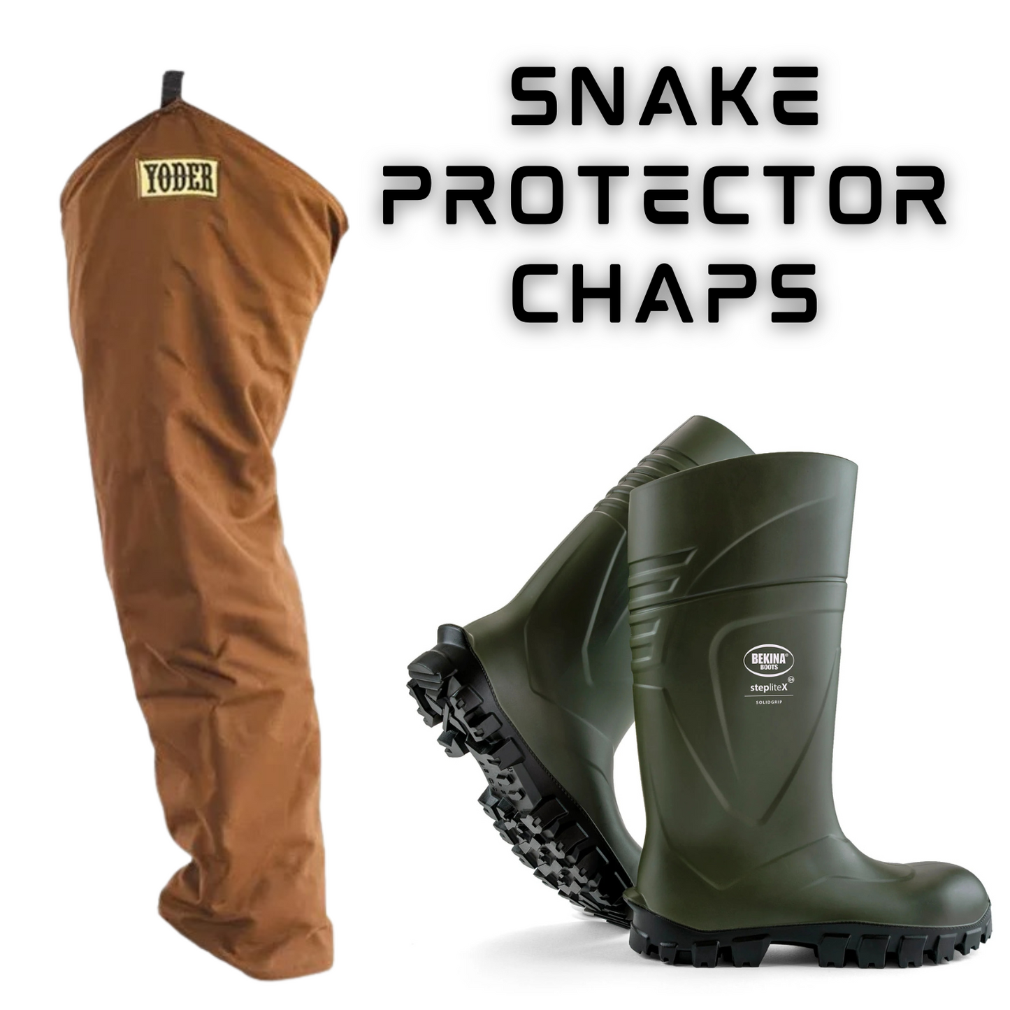 Bekina Steplite X with Snake Protector Chaps