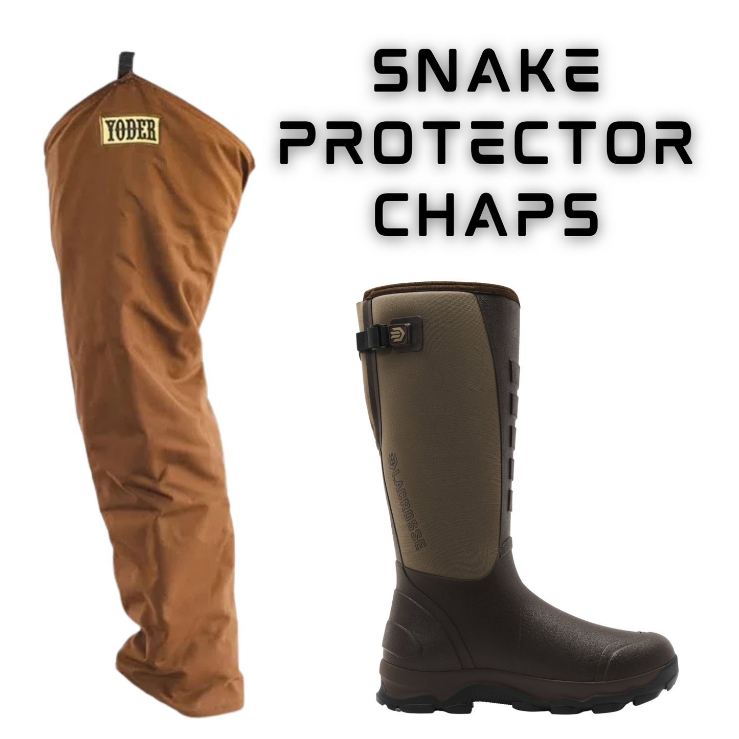 Lacrosse Alpha Lite II Boot with Snake Protector Chaps