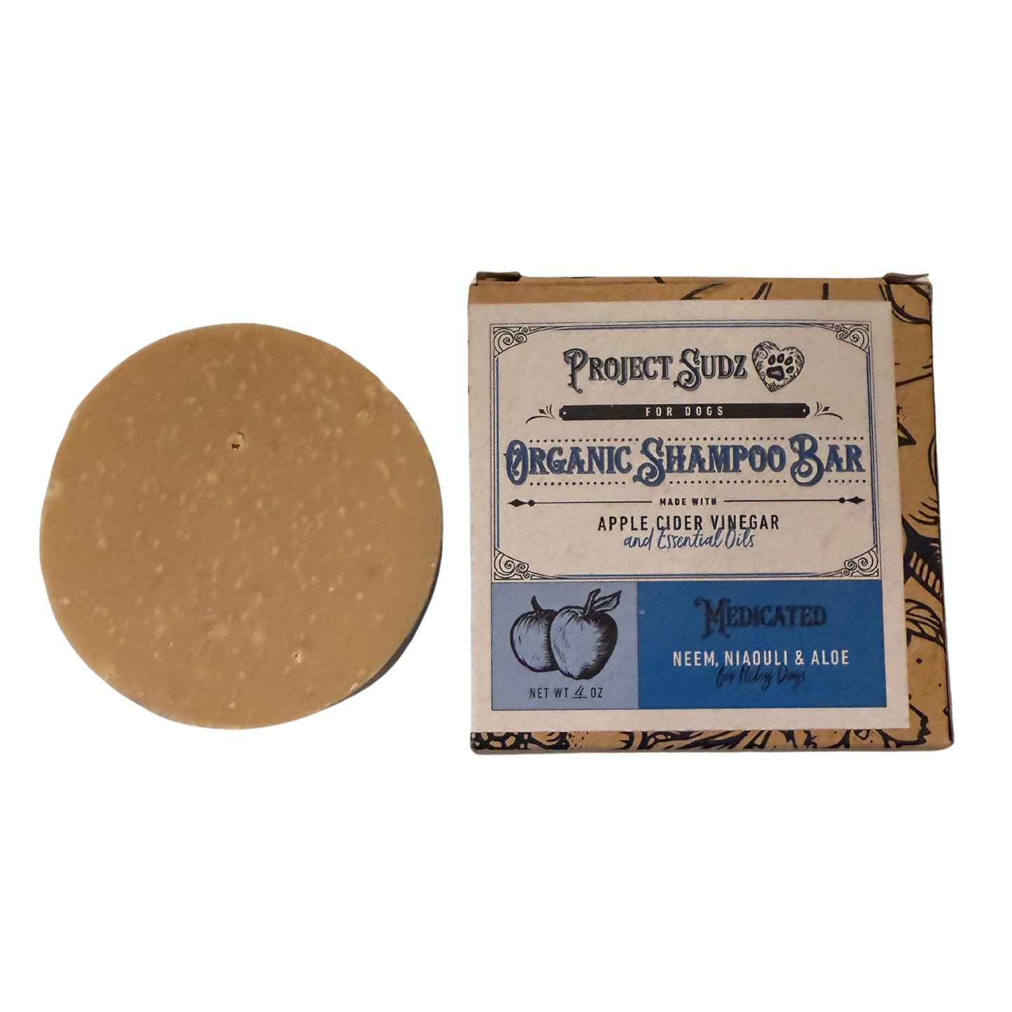 Project Sudz Organic Bar Dog Shampoo