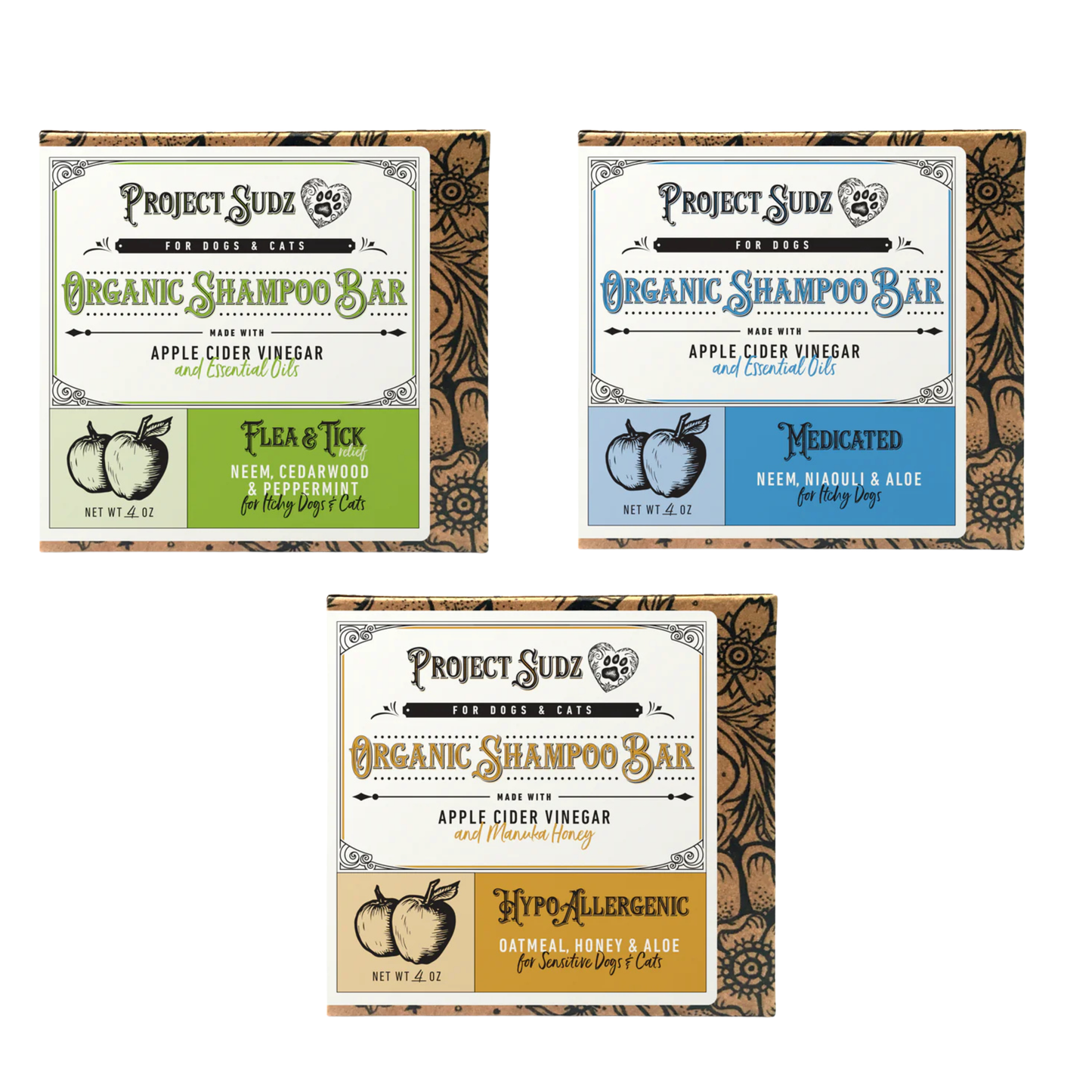 Project Sudz Organic Bar Dog Shampoo