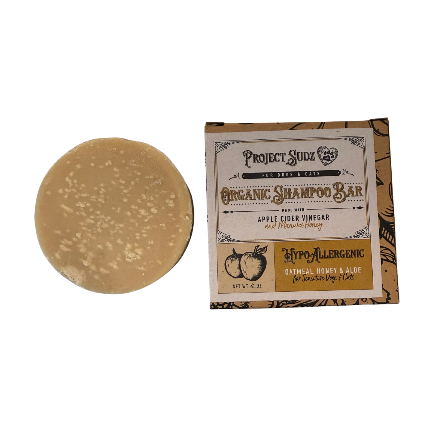 Project Sudz Organic Bar Dog Shampoo