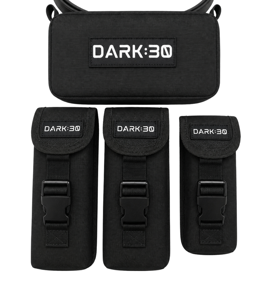 Blacked Out Competition Belt Set