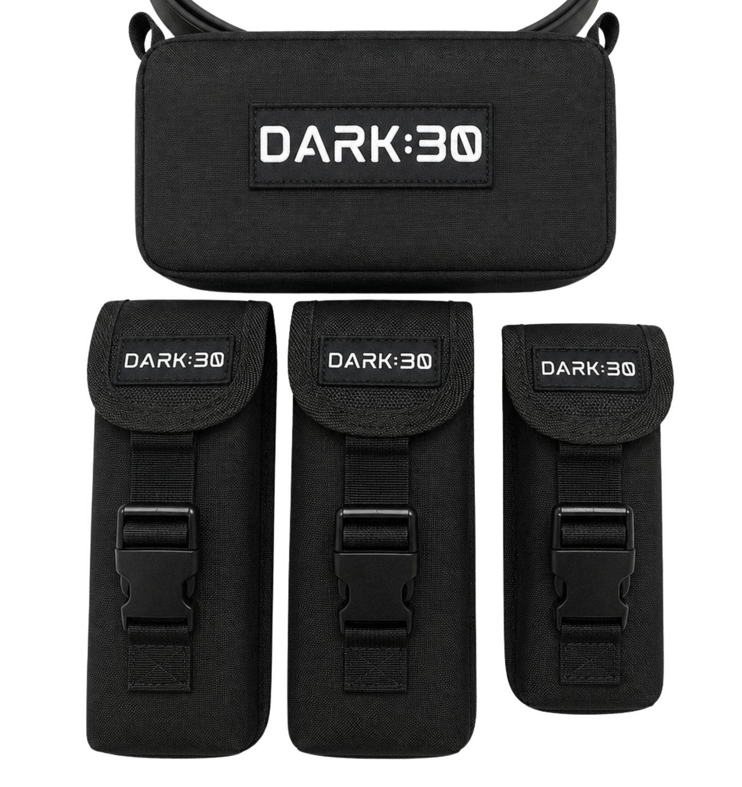 Individual Blacked Out Pouches