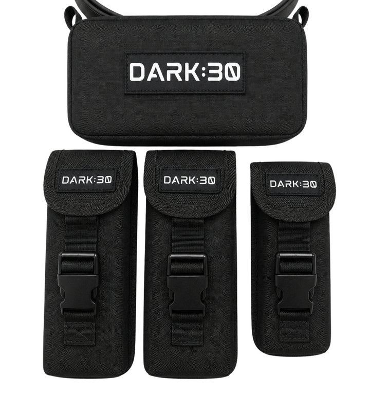 Blacked Out Competition Belt Set