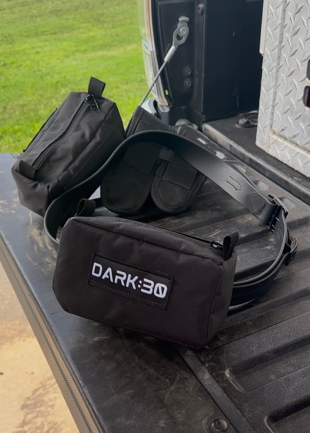 Blacked Out Competition Belt Set