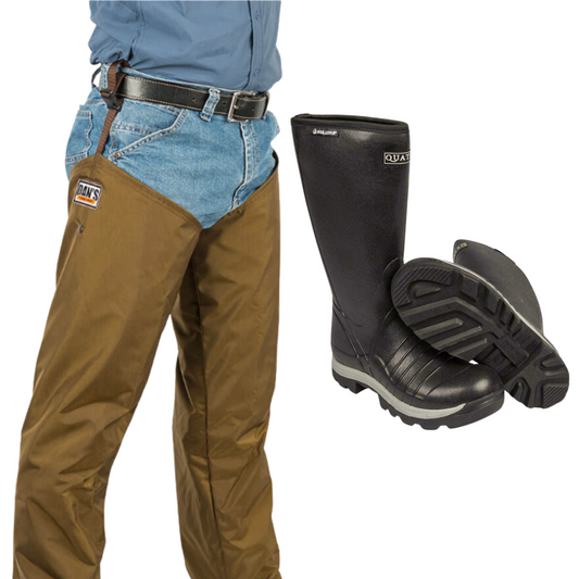 Quatro Non- Insulated Boots with Dan’s Five Star chaps