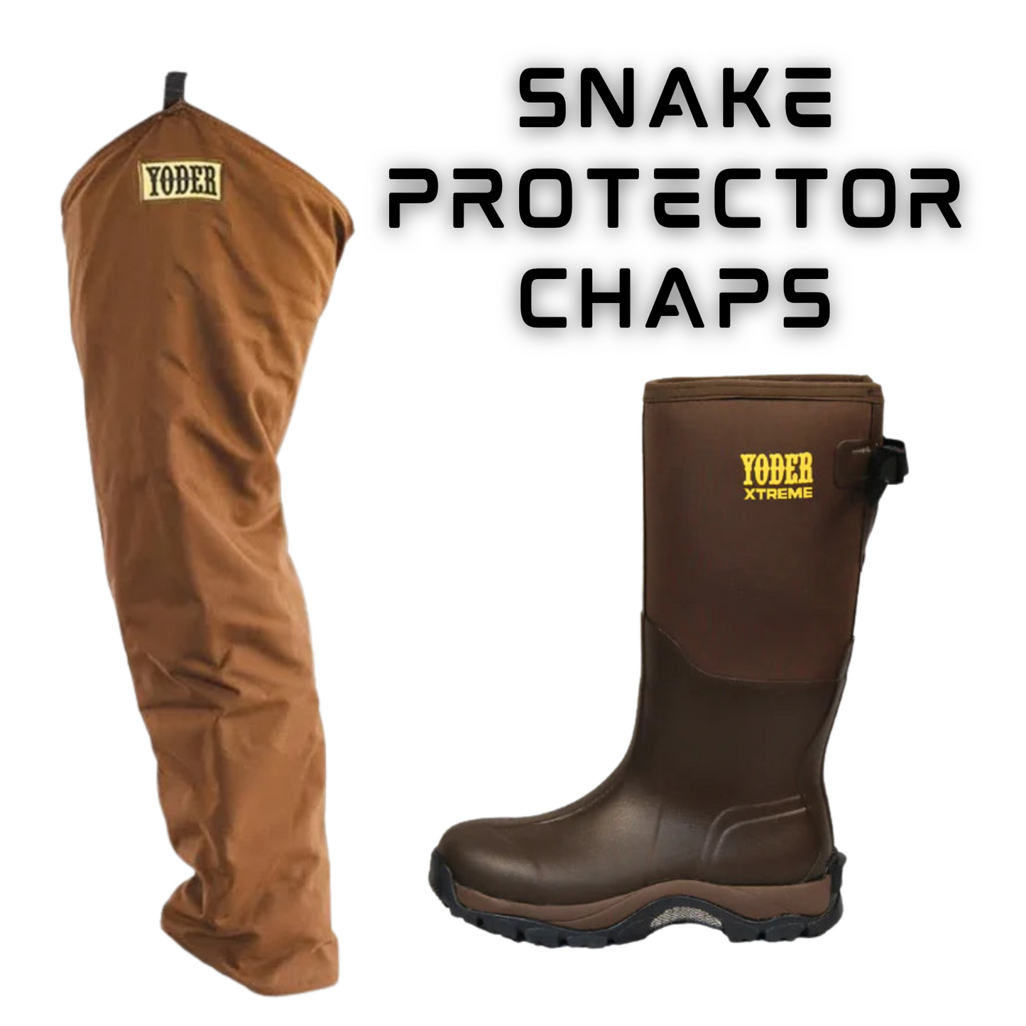 Yoder Extreme Boot with Snake Protector Chaps