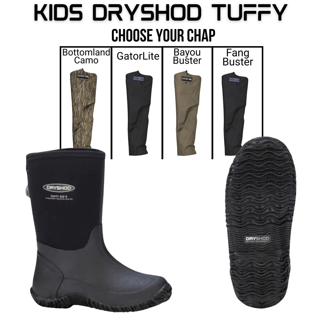 Kids Dryshod Tuffy with Wildcat Chaps