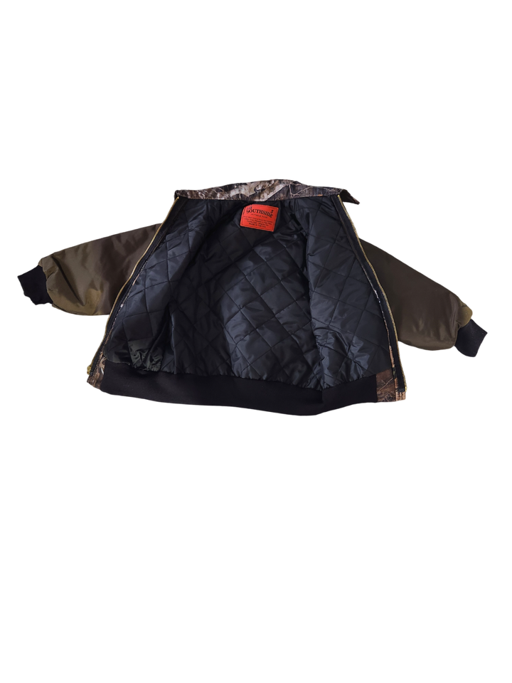 Kids Camo Jacket made by Southside