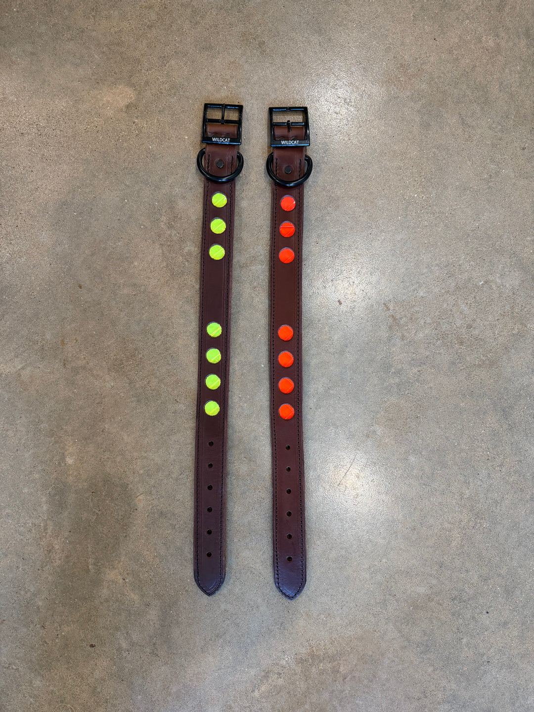 1 1/2” Leather Reflective Collars