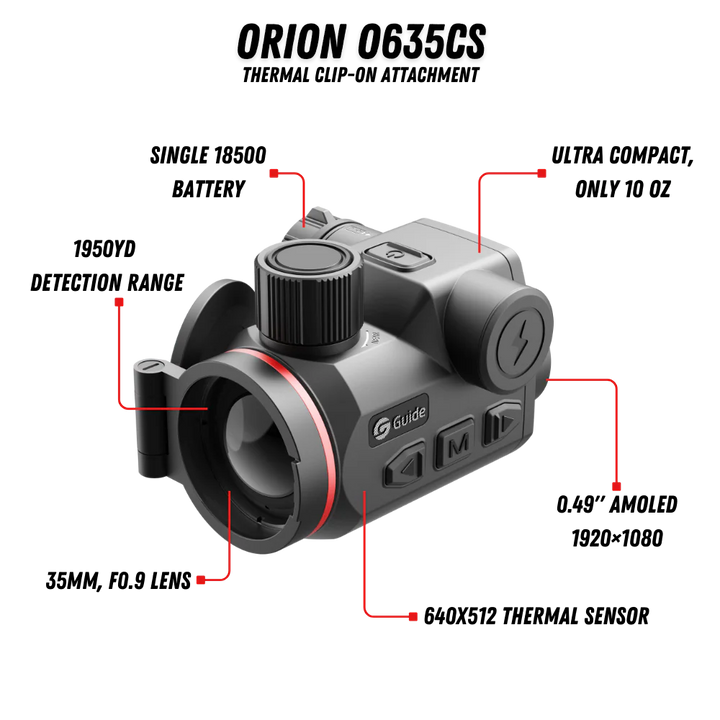 Guide Orion 0635CS Scope Clip-On