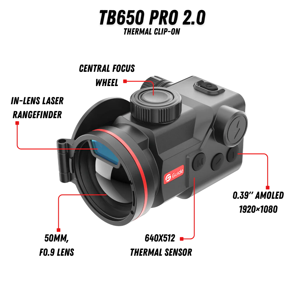 Guide TB650 LRF Pro 2.0 Scope Clip-On