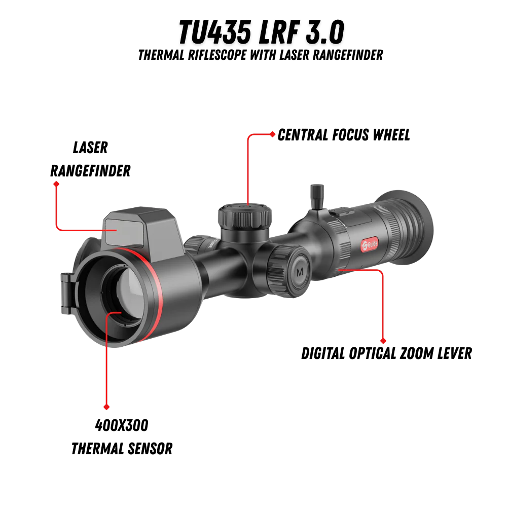Guide TU435 LRF 3.0 Rifle Scope