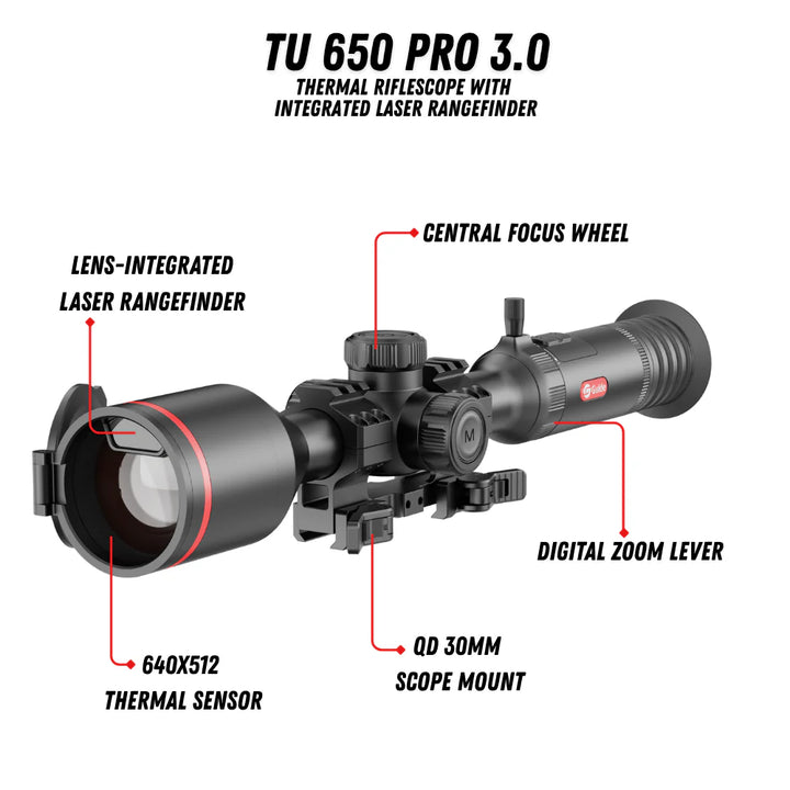 Guide TU650 LRF Pro 3.0 Rifle Scope
