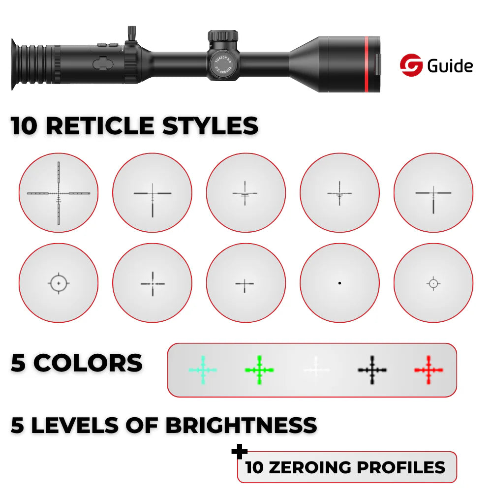Guide TU650 LRF Pro 3.0 Rifle Scope