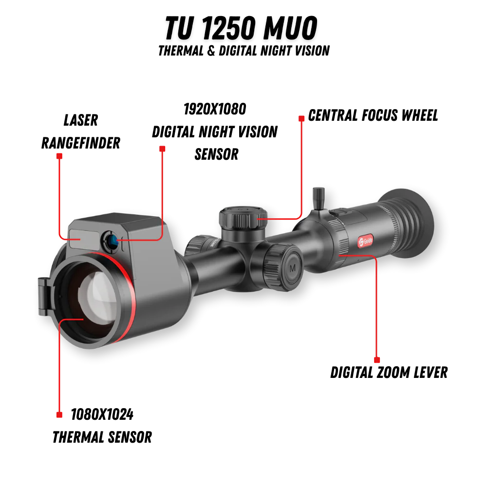 Guide TU1250 M 3.0 Thermal and Night Vision Rifle Scope