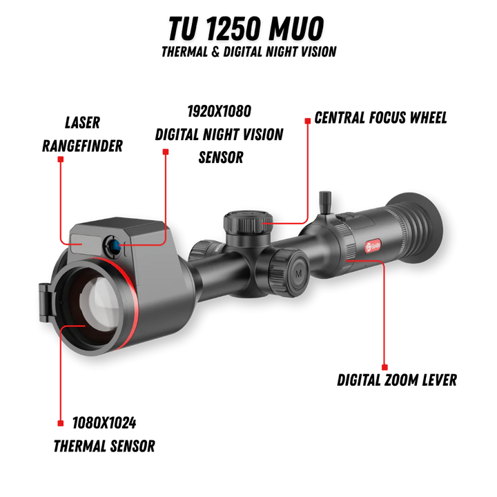 Guide TU1250 M 3.0 Thermal and Night Vision Rifle Scope